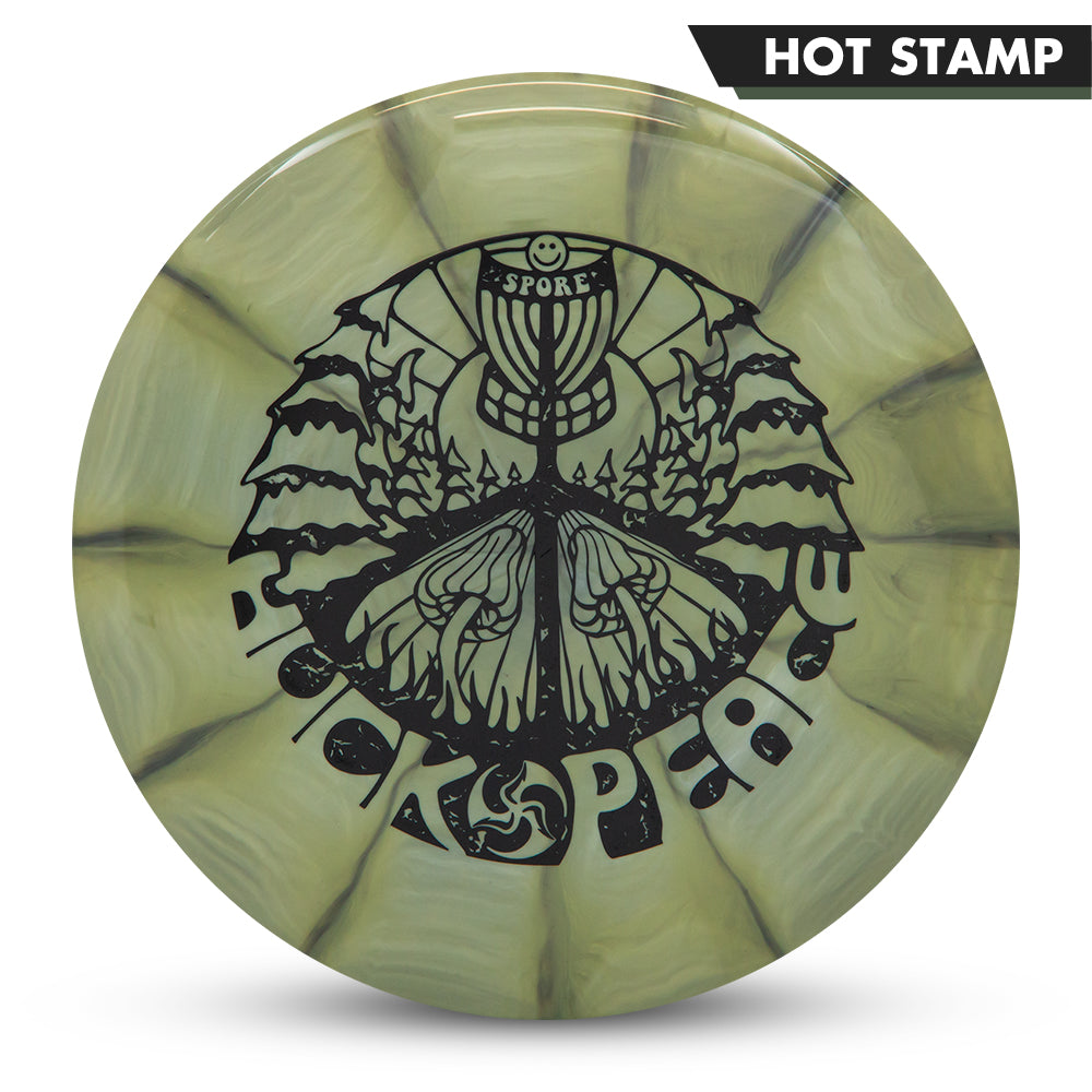 Discmania Lux Vapor Spore Huck Peace Stamp – Huk Lab